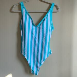 Kona Sol Striped One Piece NWT S